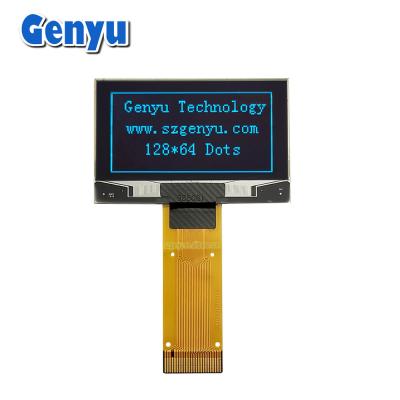 China Serial Interface 1.54 Inch OLED Display Panel Blue Color 128x64 Dots 24PIN for sale