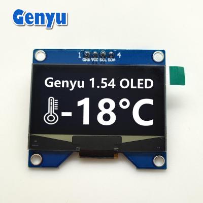 China 1.54 inch Monochroom OLED Display Module 128x64 Dots CH1116 IIC Interface Te koop