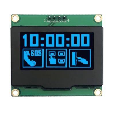 China SSD1309 1,54 inch OLED Screen Blauw Grotere PCB Board 128x64 I2C OLED Display Te koop