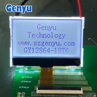 China 2.15 Inch 128x64 LCD Display COG Dot Matrix FSTN ST7567 10PIN Socket Type for sale