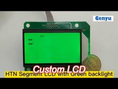 5.0v 4 ditig htn segmented lcd display rgb backlight color used in air purifier