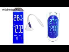 Custom LCD Screen HTN Segment Blue Zebra White Backlight For Desk Lamp