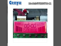Customizable FSTN LCD Display Positive Segmented 3 Colors Backlight For Freezer