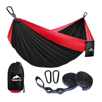 China New Adult Outdoor Camping Hanging Folding Knit Outdoor Inflatable Hammock Bed Hammock for sale