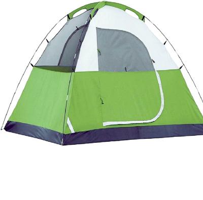 China Tube Type Double Layer Stake Up Tent 3-4 Person Instant Pop Up Tent Automatic Pop Up Camping Tent Waterproof Camping for sale