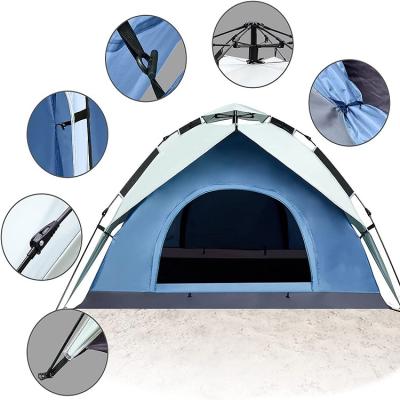 China Tube Type Waterproof Automatic Stake Factory Support 2 Person Double Layers Pop Up Outdoor Camping Tents for sale