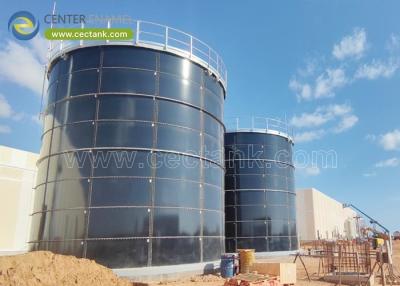 China Center Enamel Steel water storage tank , welded steel tanks for water storage for sale