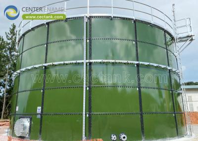 China Large Vitrum Bolted Enamel Grain Storage Silo Used In Farm With Cone Roof for sale