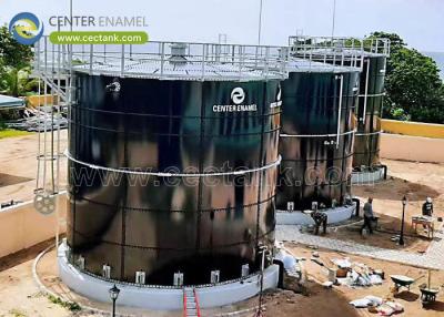 China Transforming Sea Water Desalination Glass Fused Bolted Steel Tanks By Center Enamel for sale