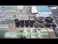 customized size industrial storage tank for industrial water treatment excellent corrosion resistanc