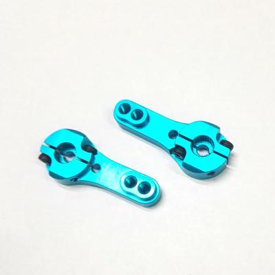 China RC Hobby 25T Blue Metal Servo Arms For RC Car Truck Boat Airplane for sale