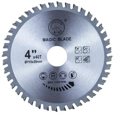 China Cutting Cutter Blade 4inch CTT Wood Aluminum Circular Saw Blade Saw Cutter Electric Angle Grinder Cutting Blades for sale