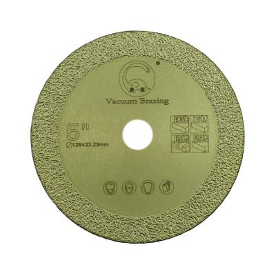 China Cutting stone 5 inch diamond. 125mm Diameter Welded Stone Concrete Dry Cutting Sharp Cutting Circular Saw Blade for sale