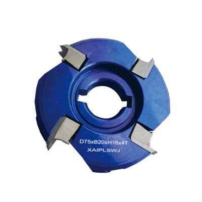 China Cutting Carbide Wood Planer Tungsten Steel Knife Planer Woodworking Machine Tool Spiral Helical Cutter Head for sale