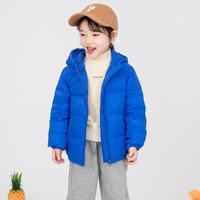 China Custom Anti-wrinkle children's winter clothes children's down jacket dirty boy fashion blue children's jacket for sale