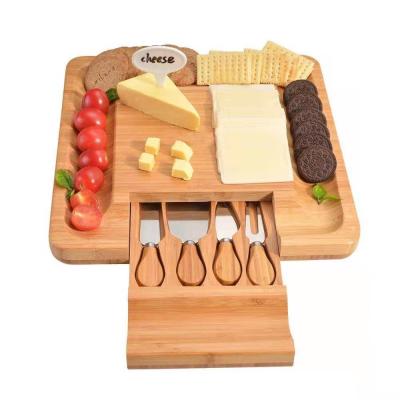 China Amazon Viable Top Selling High Quality Stainless Steel 4 Cheese Slicer Butter Knife Se Square Cutting Cheese Board Knife Set for sale