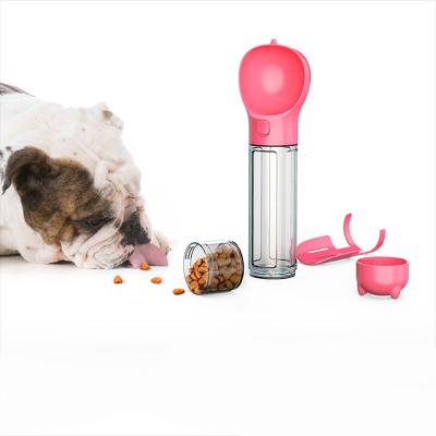 China Amazon Viable Hot Selling Food Grade 3 in 1 500ml Portable Plastic Water Bottle Pet Travel Bottle Portable Water Bottle Plant Outlet for sale