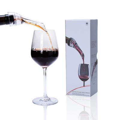 China Stored 2 in 1 Function Bestselling Hawk Instant Wine Aerator Diffuser Pourer Decanter for Wine Lovers for sale