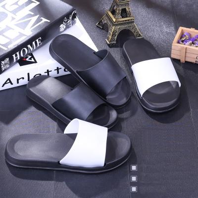 China White Outdoor Indoor Waterproof PVC Logo Slippers Slides Footwear Sandals Custom Made for Women and Ladies for sale