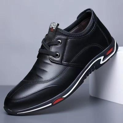 China China PU Leather Boot Flat Cheap Leather Shoes For Men Casual Dress Price Men Genuine Leather Shoes for sale