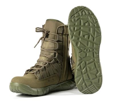 China Wholesale Anti-skid Boot Camp Hiking Mountaineering Shoe Waterproof Green Tactical Boot With ZipperPopular for sale