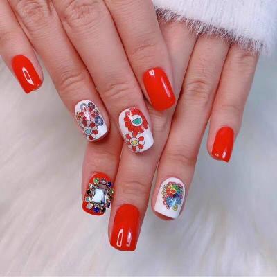 China Transfer butterfly nail stickers for promotional gift hot-selling! nail art stickers 1pcs /sheet 3d nail sticker flower +smile face brand logo nail stickers for sale