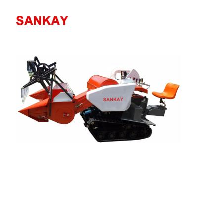 China Small Rice Agriculture Machinery 4LZ-1.2 Wheat Rice Paddy Mini Combine Harvester Price for sale