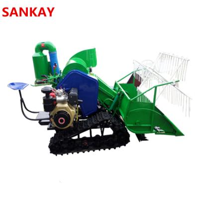 China Single Operated Rice Wheat / Rice Combine Harvester for sale