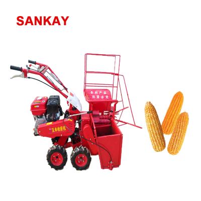 China Corn Harvester Factory Supply Hand Diesel Engine Combine Mini Corn Harvester for sale