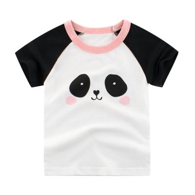 China Anti-Shrink Sleeve Short Sleeve T-shirts Babies T-shirt Children Cotton Clothes Kids Toddler Tee Casual Tops for sale