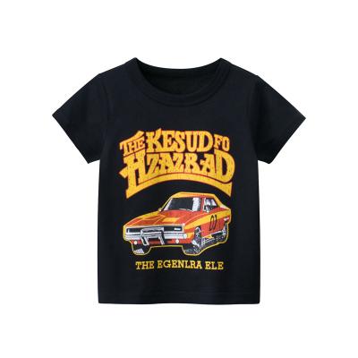 China 100% Cotton Anti-Shrink Children's T-shirts Custom Logo Kids T-Shirts For Boys for sale