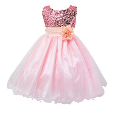 China Anti-wrinkle OEM ODM new 2021 sequined dresses birthday party dress wedding dress girls dress princess dress for sale