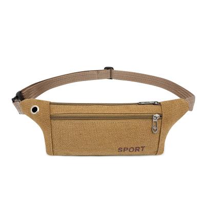 China Anti-theft Custom Color and Logo Sport Waist Bag Nylon Fanny Pack for sale