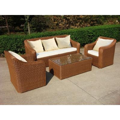 China Chinese Qualities Rattan Garden Furniture Sale Outside Wicker Sofa Couch for sale