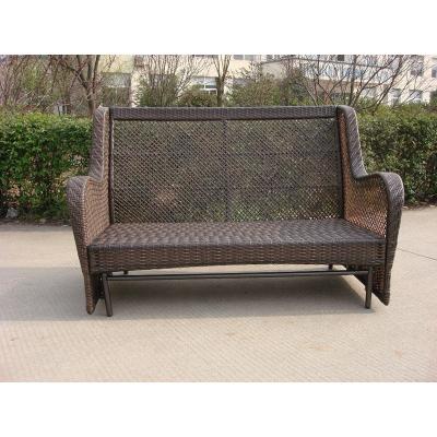 China Latest Design Modern Outdoor Living Room Furniture Garden Double Rattan Sofa for sale