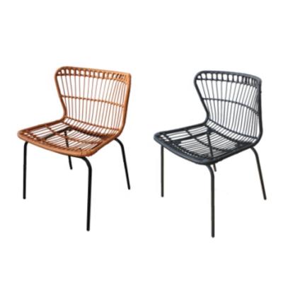 China Modern The Original Rattan Chair By Mulya Rattan Leg Frame Combination And Sturdy Chair Garden Chair High Quality Steel Rattan/Wicker for sale