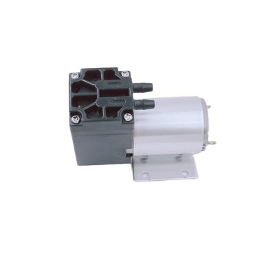 China Micro DC Electric Motor Brush DC Brush 300kpa Pressure 75kpa Vacuum 6L/M Diaphragm Compressor for sale