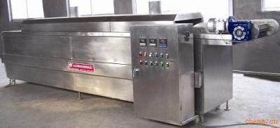 China Automatic Snacks Food Continuous Stir Frying Machine With Heat Exchanging for sale