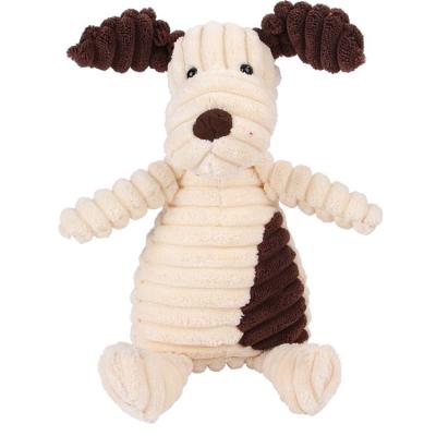 China Wholesale Multi-Functional Viable Multi-Function Pet Corduroy Stuffed Animal Wholesale Novelty Factory Toys Dog Chew Toys Squeaky Elephant for sale