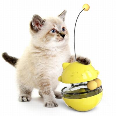 China New Design Funny Lucky Cat Toy Sustainable Pet Interactive Ball And Pet Feeding Easy To Clean In Living Room for sale