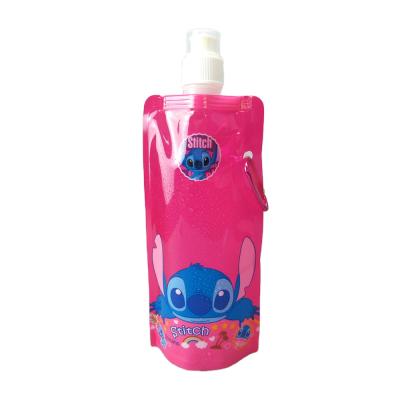 China Recyclable Beverage Water Bag Liquid Soft Plastic Beverage Stand Up Pouch Folding Water Bottle for sale