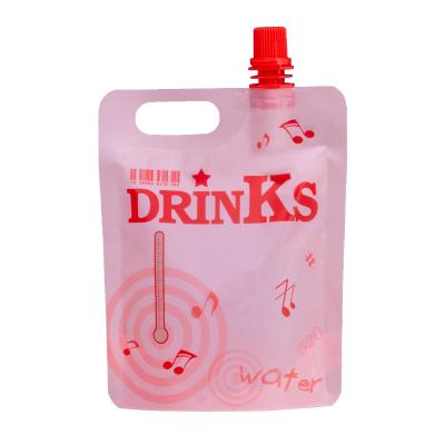 China Recyclable Reusable Travel Beverage Packaging Bag Drink Spout Pouch 250ml For Sports for sale