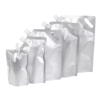 China Recyclable Custom Printed Reusable 50ml-10L Beverage Holder Pouch With Spout Aluminum Foil Plastic Bag for sale