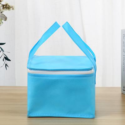 China Zipper Carrier Top Recyclable Aluminum Thermal Insulated Lunch Bag For Food for sale