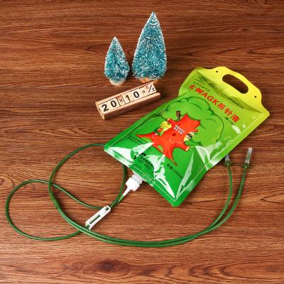 China Recyclable Spout Infusion Tube Twine Customized Suspensible Tree Nutrition Infusion Bag for sale