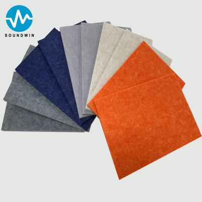 China Fireproof  B1 Fire-rated Polyester Fiber Sound Absorbing Felt Panels Pet Acoustic Panel For Classroom for sale