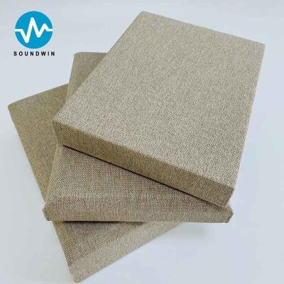 China Soft Sound Absorption Board For Audio Rooms Cinema Anti-collision Wall Decoration Cloth Panels For Meeting Room for sale