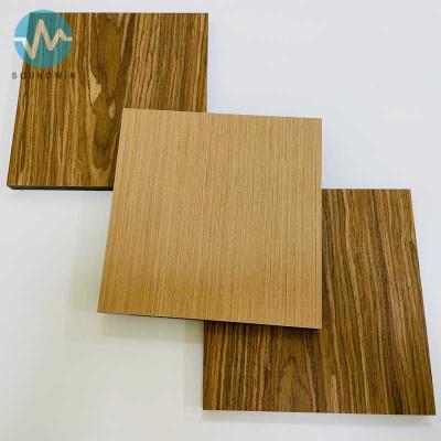 China Good decorative micro perforation panel wooden wall panel reduce echoes for auditorium for sale