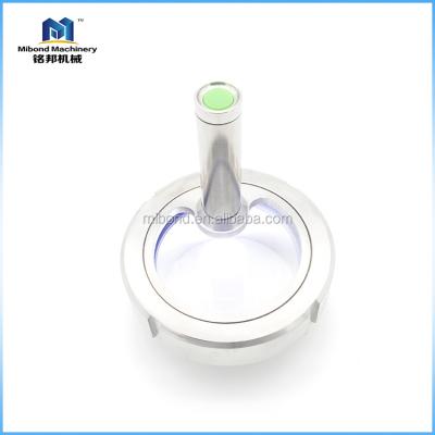 China 304/316L Sanitary Union Type Stainless Steel Oil Gas Water Industry Lamp Tank Sight Glass With Light for sale