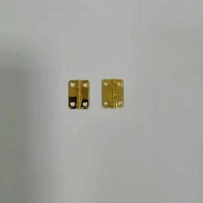 China 22x15mm Brass Hinge Mini Traditional Iron Golden Hinge for sale